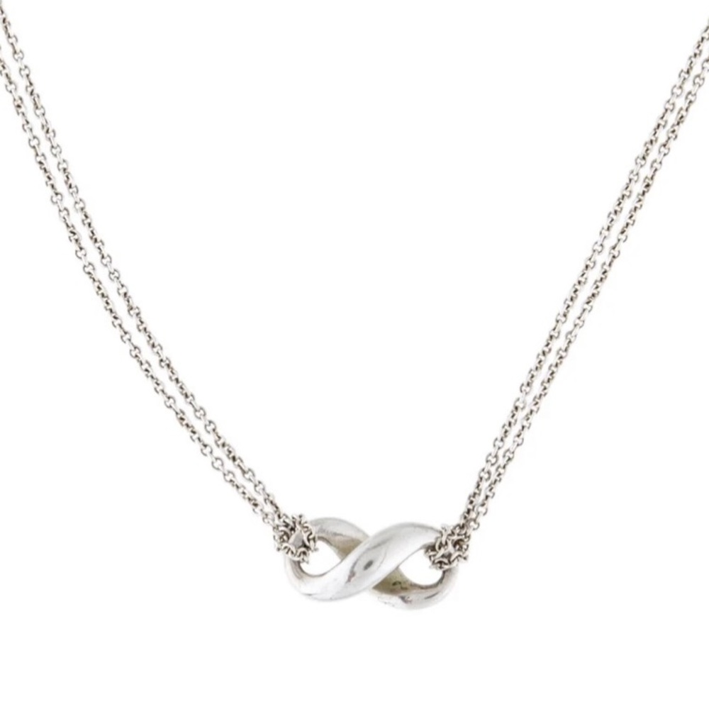 Tiffany and Co. Double Chain Infinity Necklace